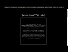 Tablet Screenshot of 24hourwatch.info